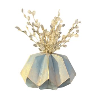 گلدان مدل الماس پتینه‌کاری شده